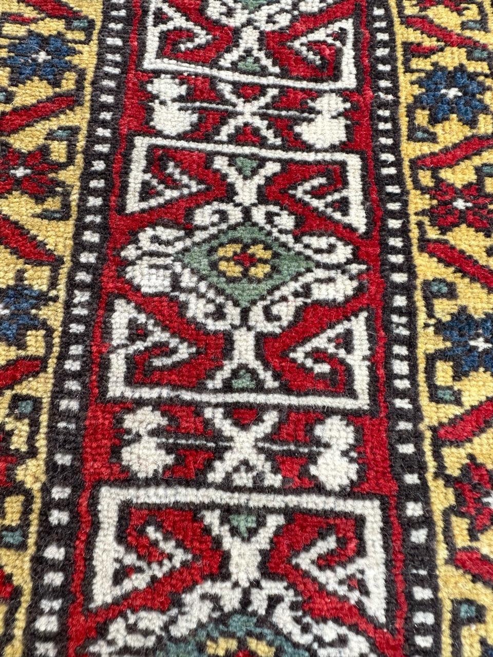 Bobyrug’s Very beautiful mid century shirwan Caucasian rug  For Sale 5