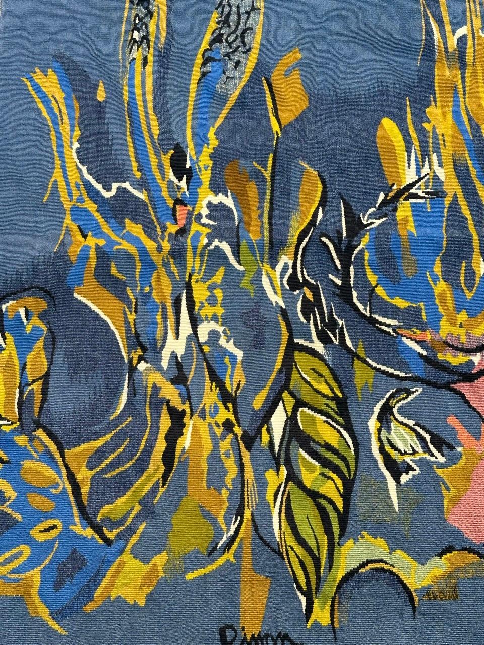 Schöner moderner Aubusson-Wandteppich von Pinon (Französisch) im Angebot