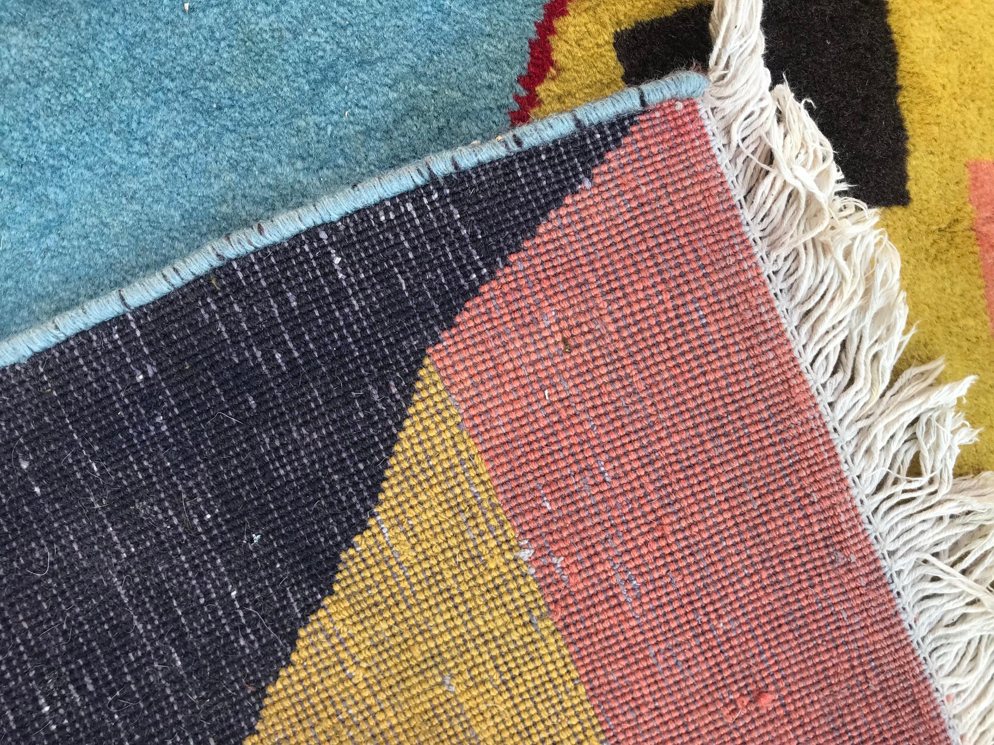 Bobyrug's Very Beautiful Modern Hand Knotted Rugs (très beau tapis moderne noué à la main) en vente 3