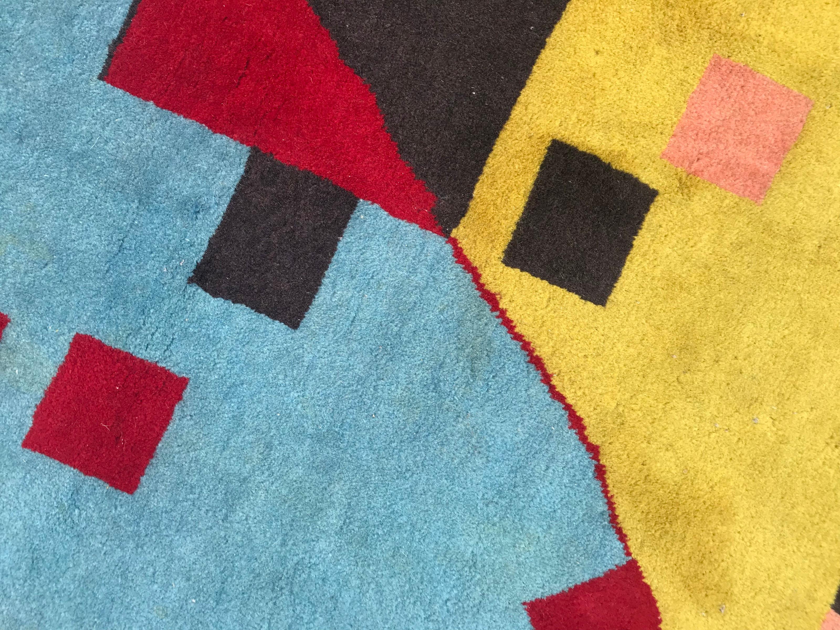 XXIe siècle et contemporain Bobyrug's Very Beautiful Modern Hand Knotted Rugs (très beau tapis moderne noué à la main) en vente