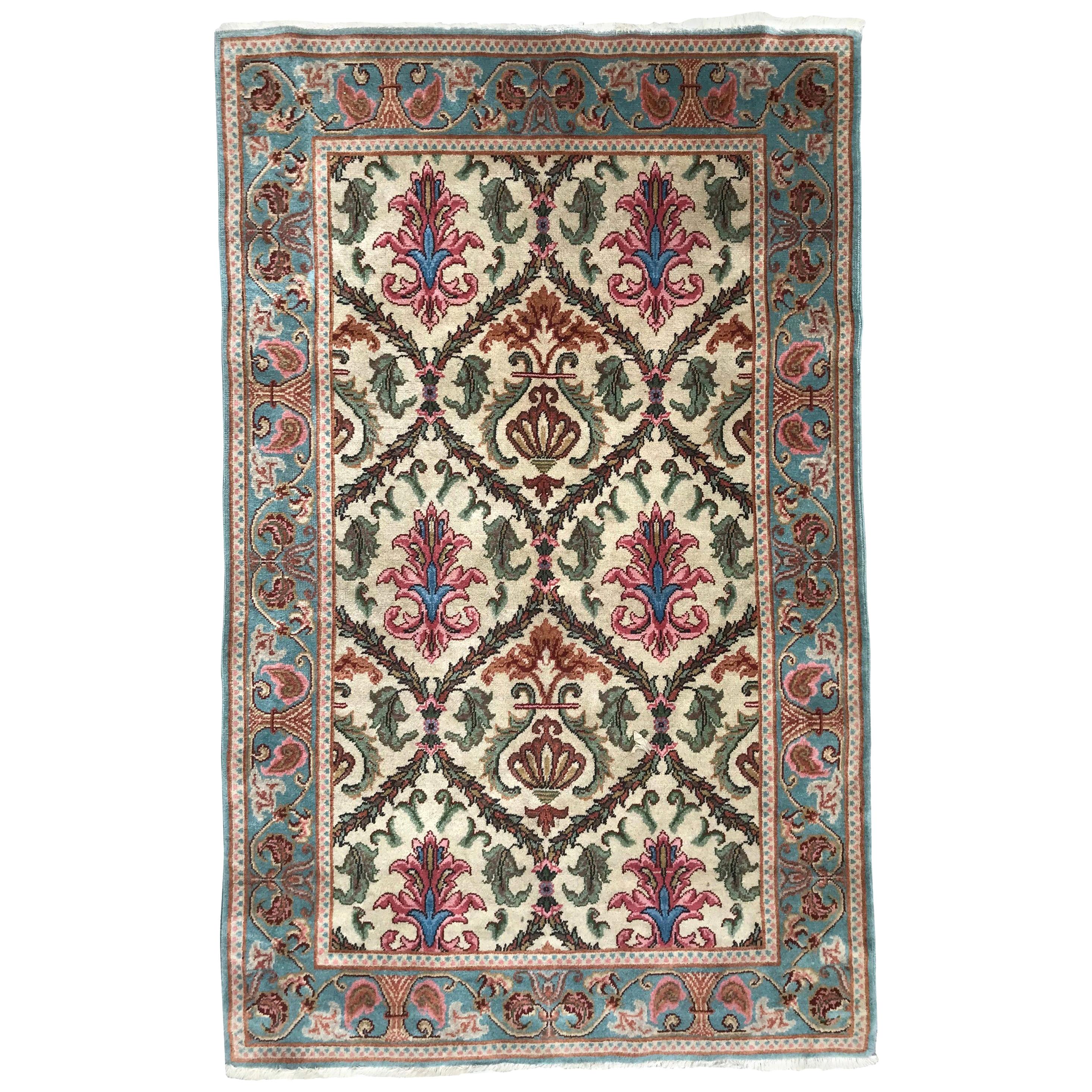 Très beau tapis décoratif vintage de Transylvanie de Bobyrug en vente