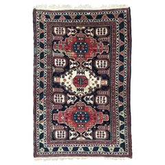 Bobyrug's Very Beautiful Vintage Fine Caucasian Chirwan Rug (Très beau tapis caucasien vintage en chirwan)