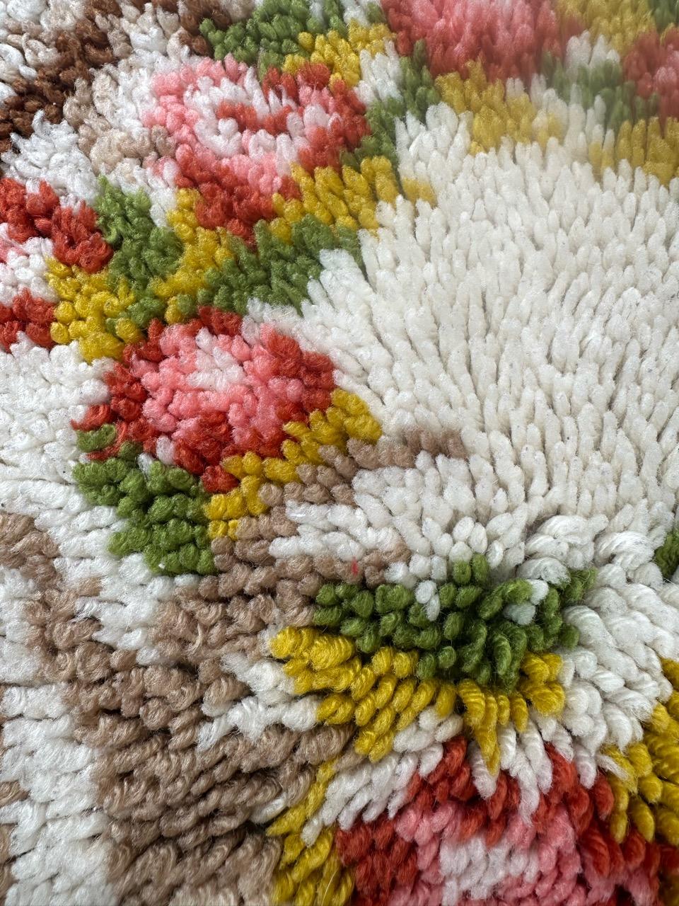 Sehr schöner französischer Cogolin-Teppich im Aubusson-Design, Vintage im Angebot 10