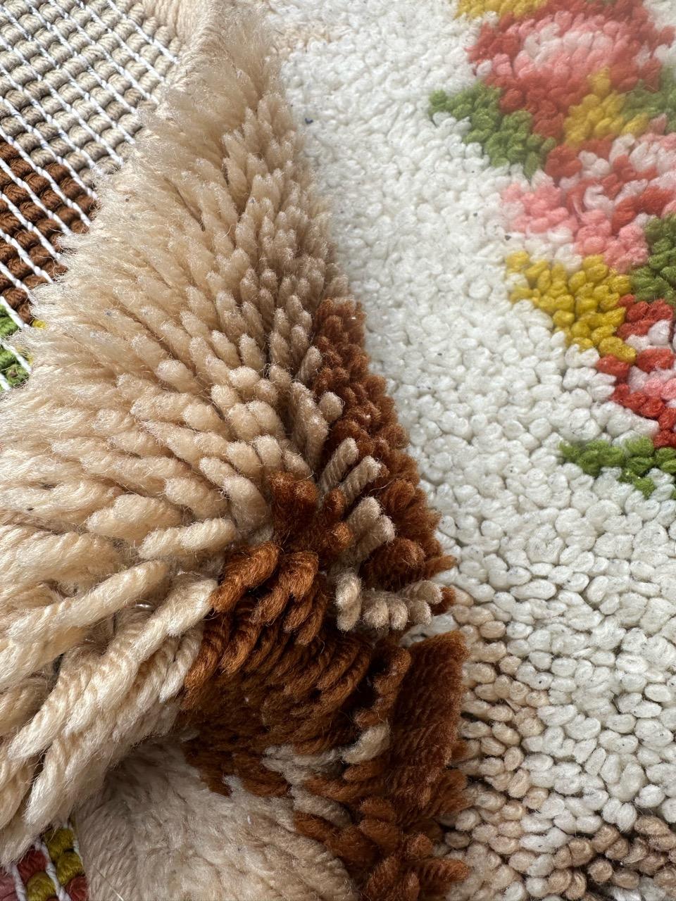 Sehr schöner französischer Cogolin-Teppich im Aubusson-Design, Vintage im Angebot 11