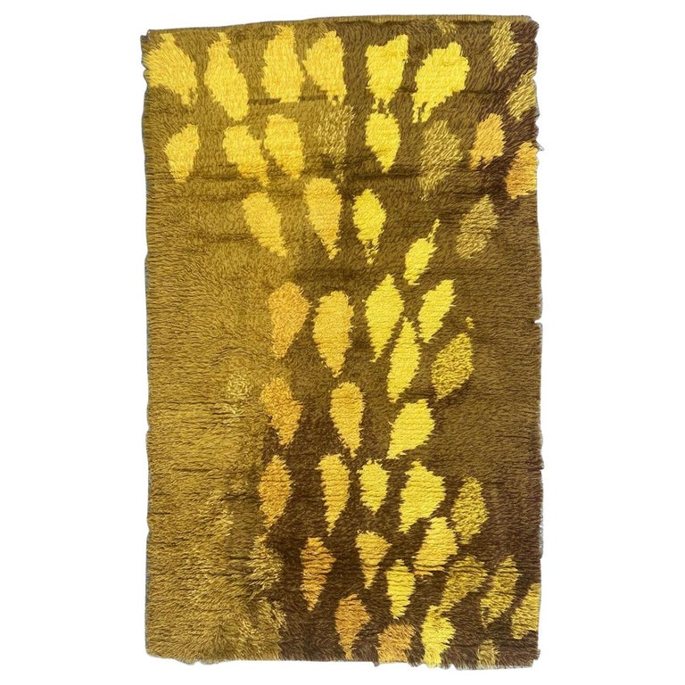 Very Beautiful Vintage Scandinavian Rug For Sale at 1stDibs