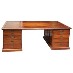 Antique Very Big 19th Century Anglo-Indian Desk