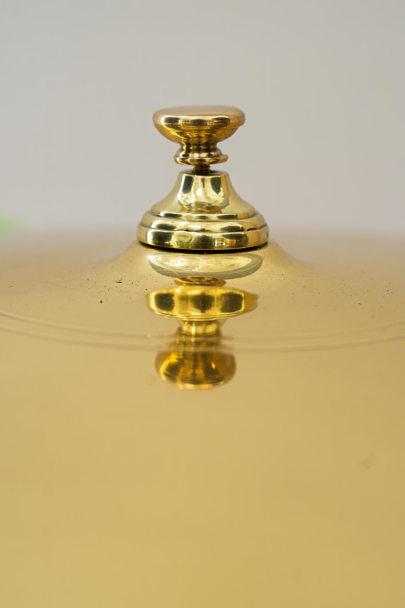 Très grande lampe de table art déco avec verre opalin et Sticks vienne années 1920 en vente 10