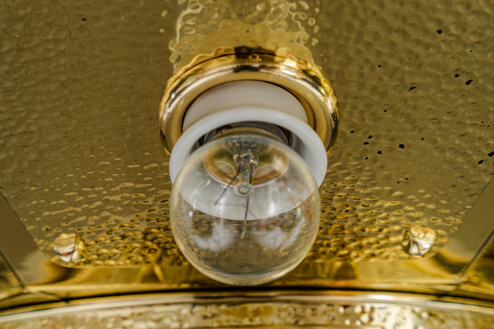 Début du 20ème siècle Très grande plafonnier octogonal Art Déco Vienne vers les années 1920 en vente