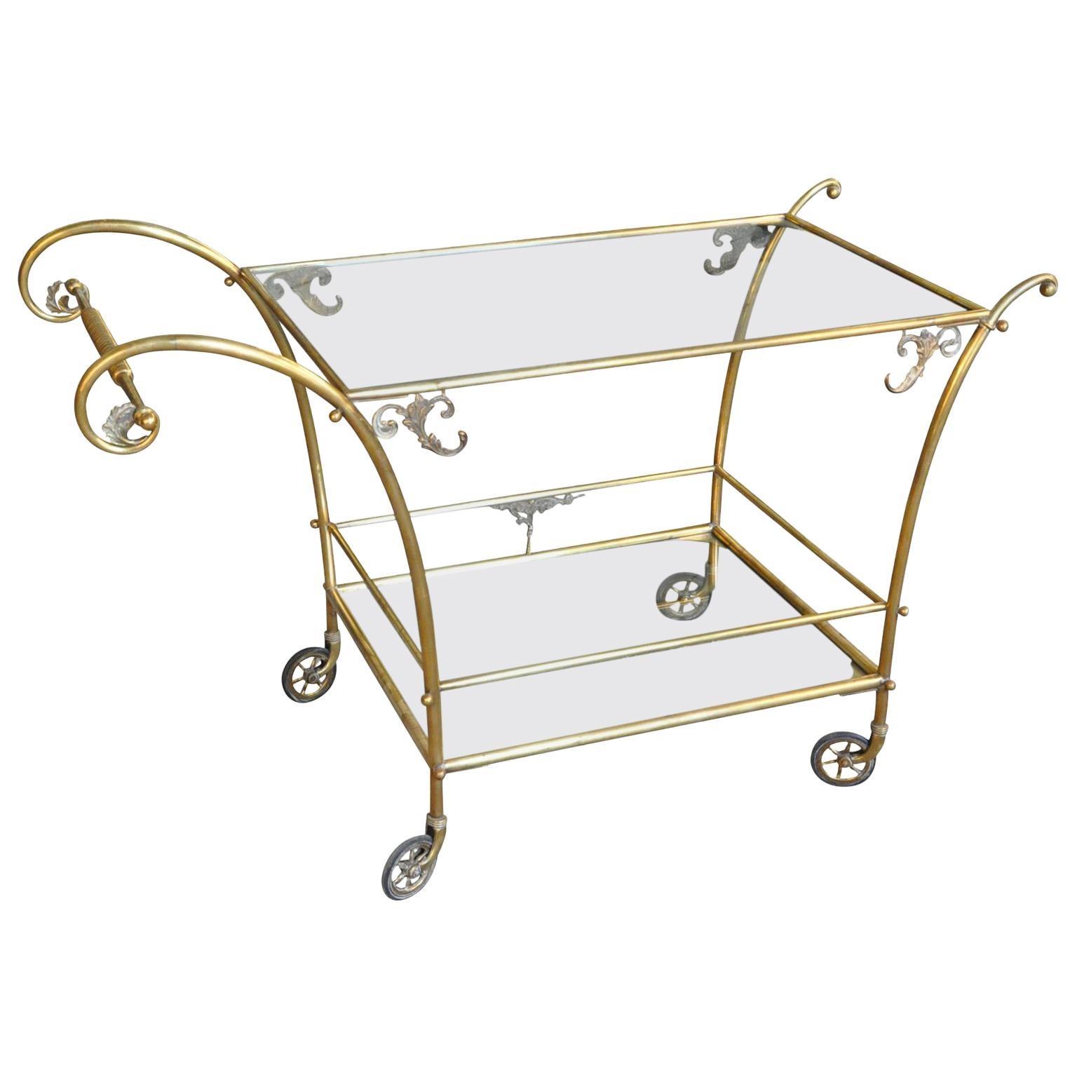 Very Chic Early 20th Century Cocktail Cart For Sale
