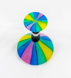 Sehr bunte Murano Glas Karaffe