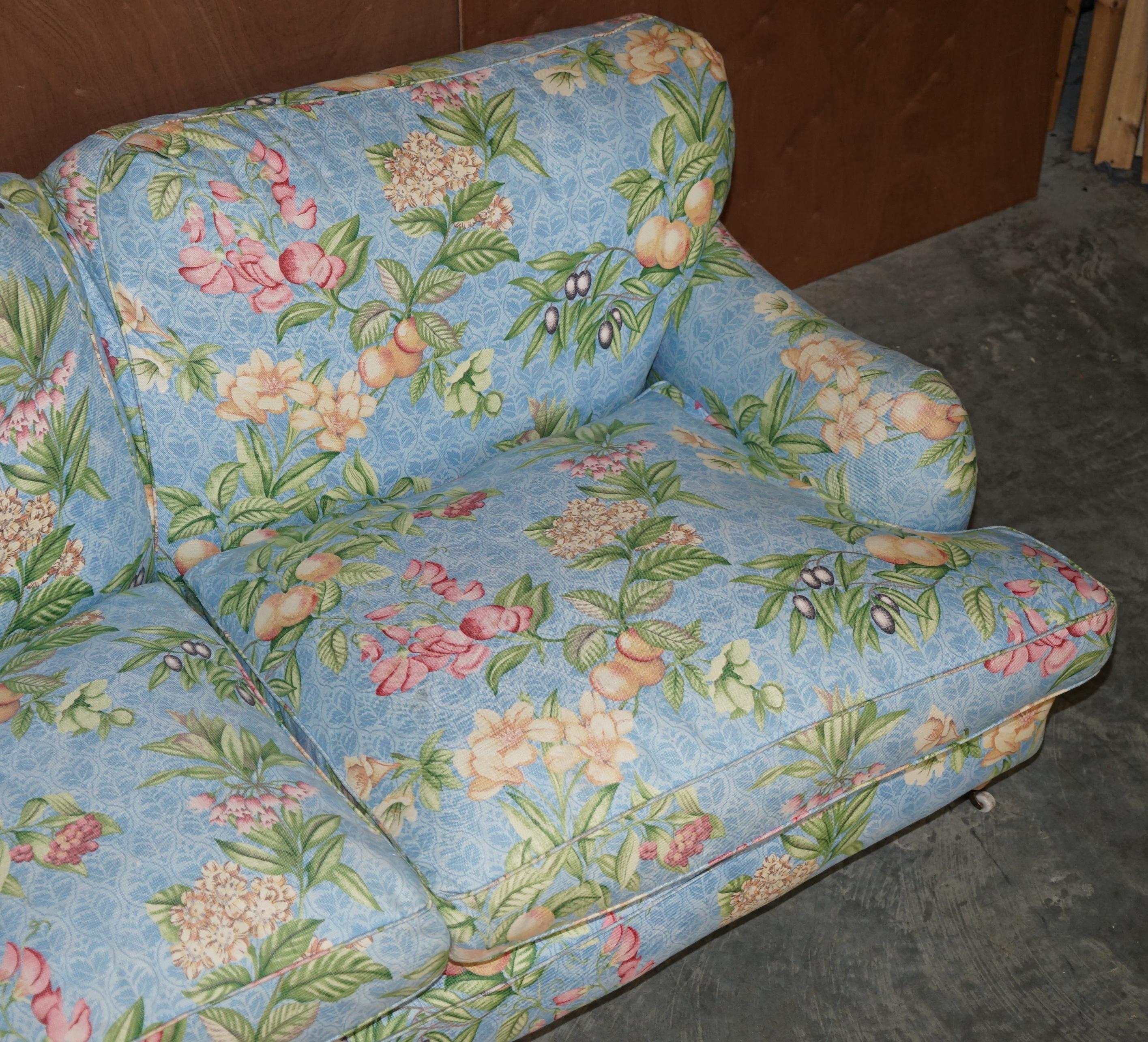 80s floral couch