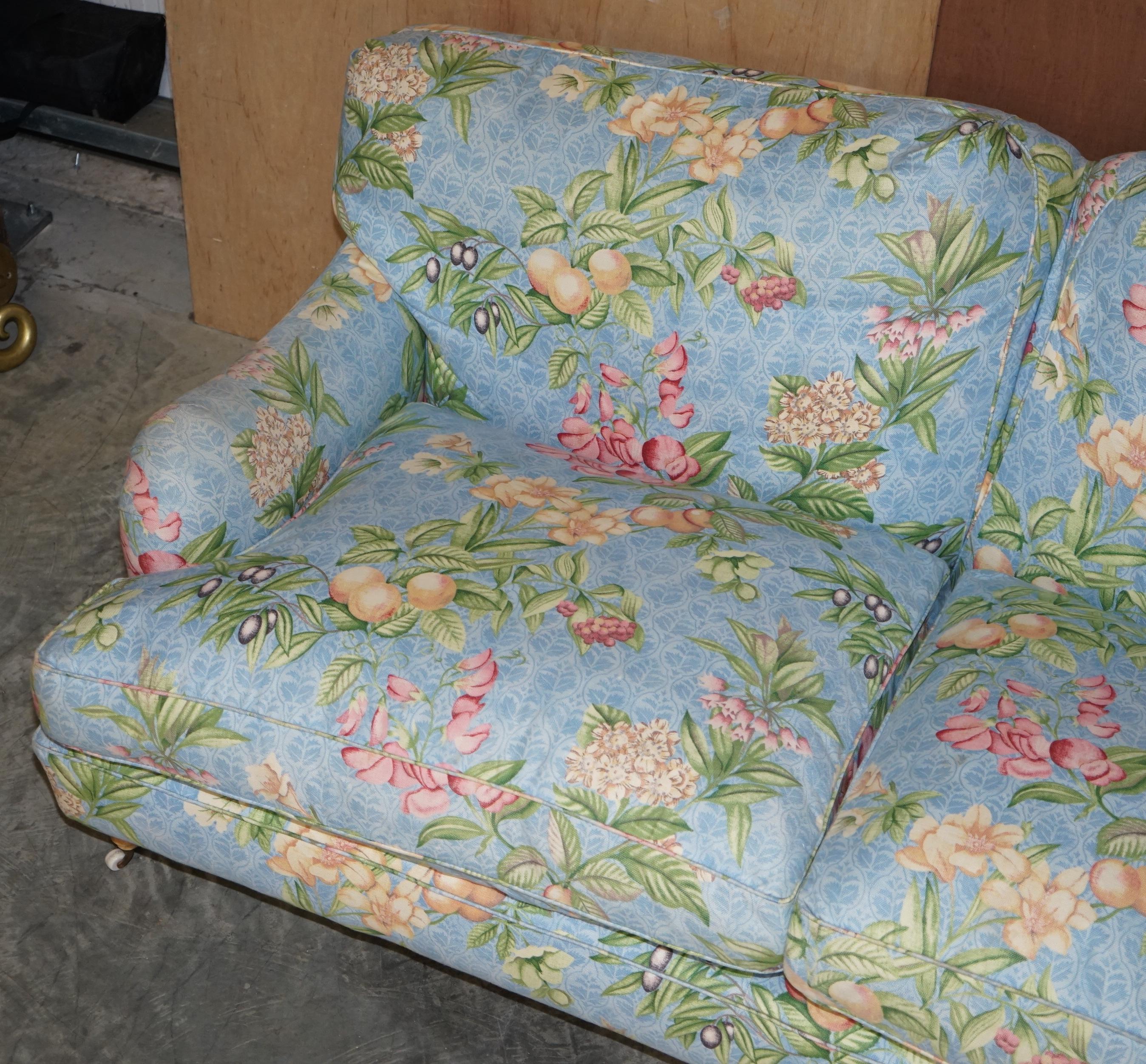 80's floral couch