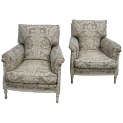 Very Comfortable Pair of Louis Style Chairs Used Very Comfortable Pair of Louis Style Chairs