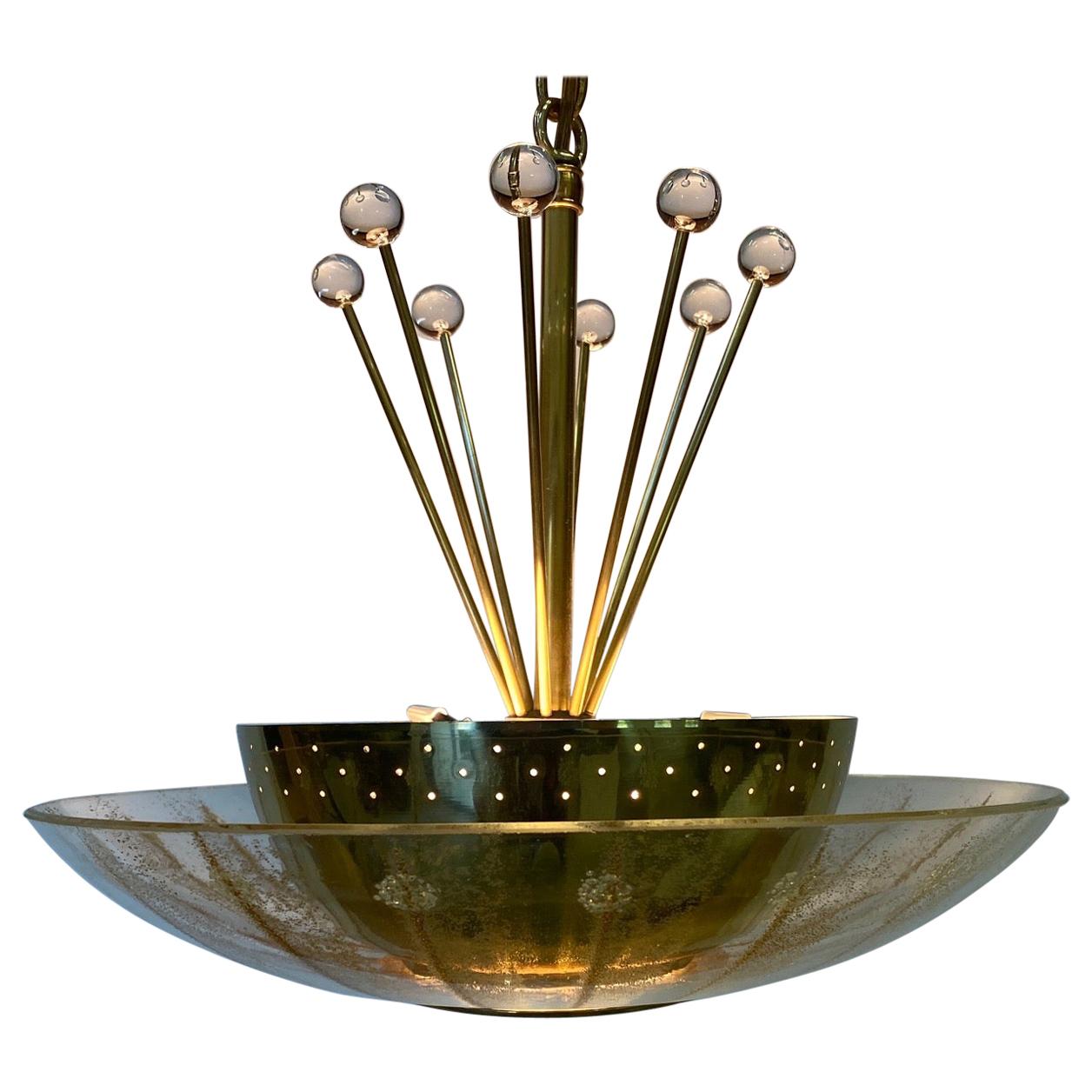 Very Cool and Unusual Vintage Sputnik Style Chandelier