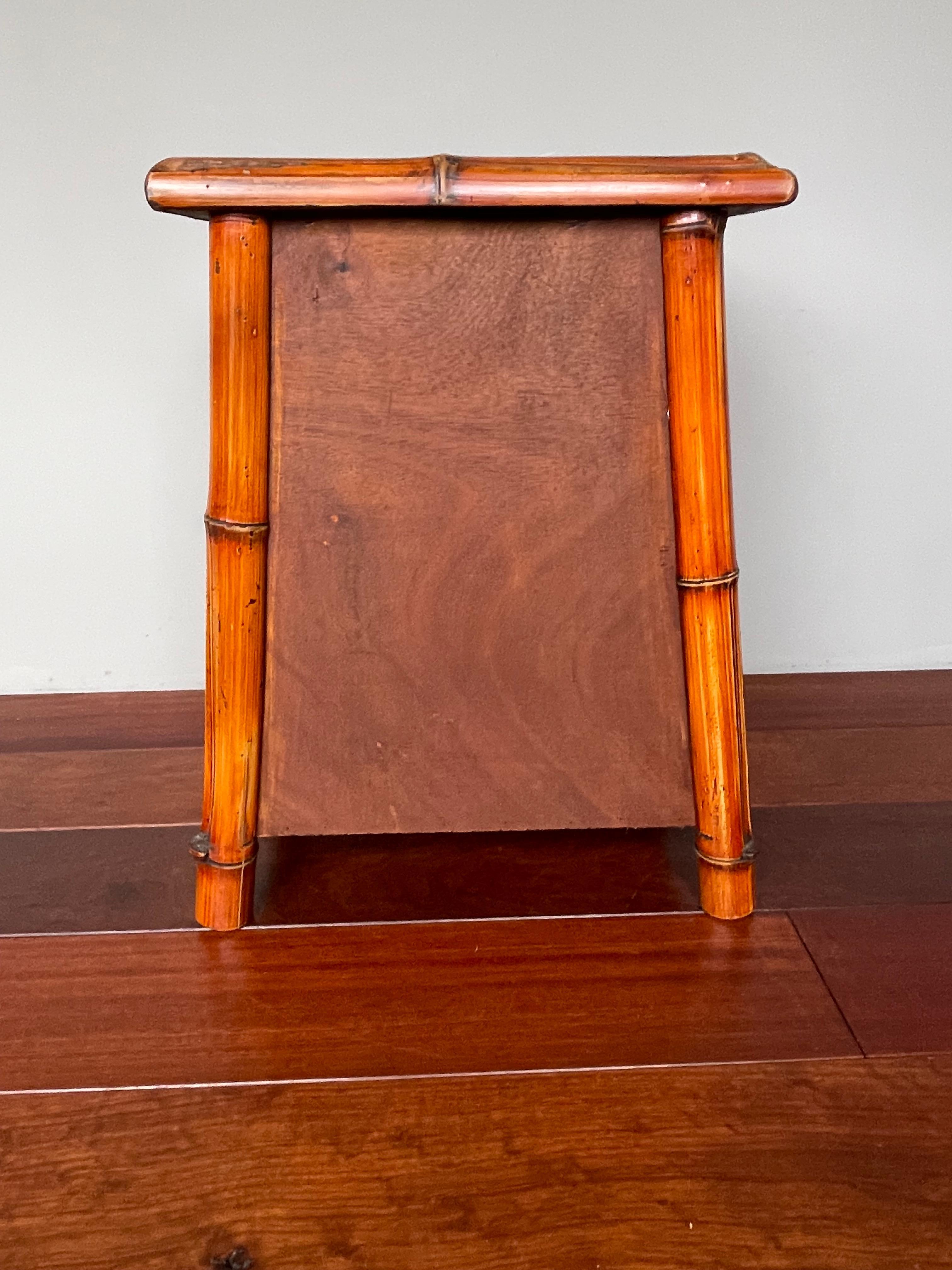 Very Cool and Practical Midcentury Modern Bamboo Chest of Drawers