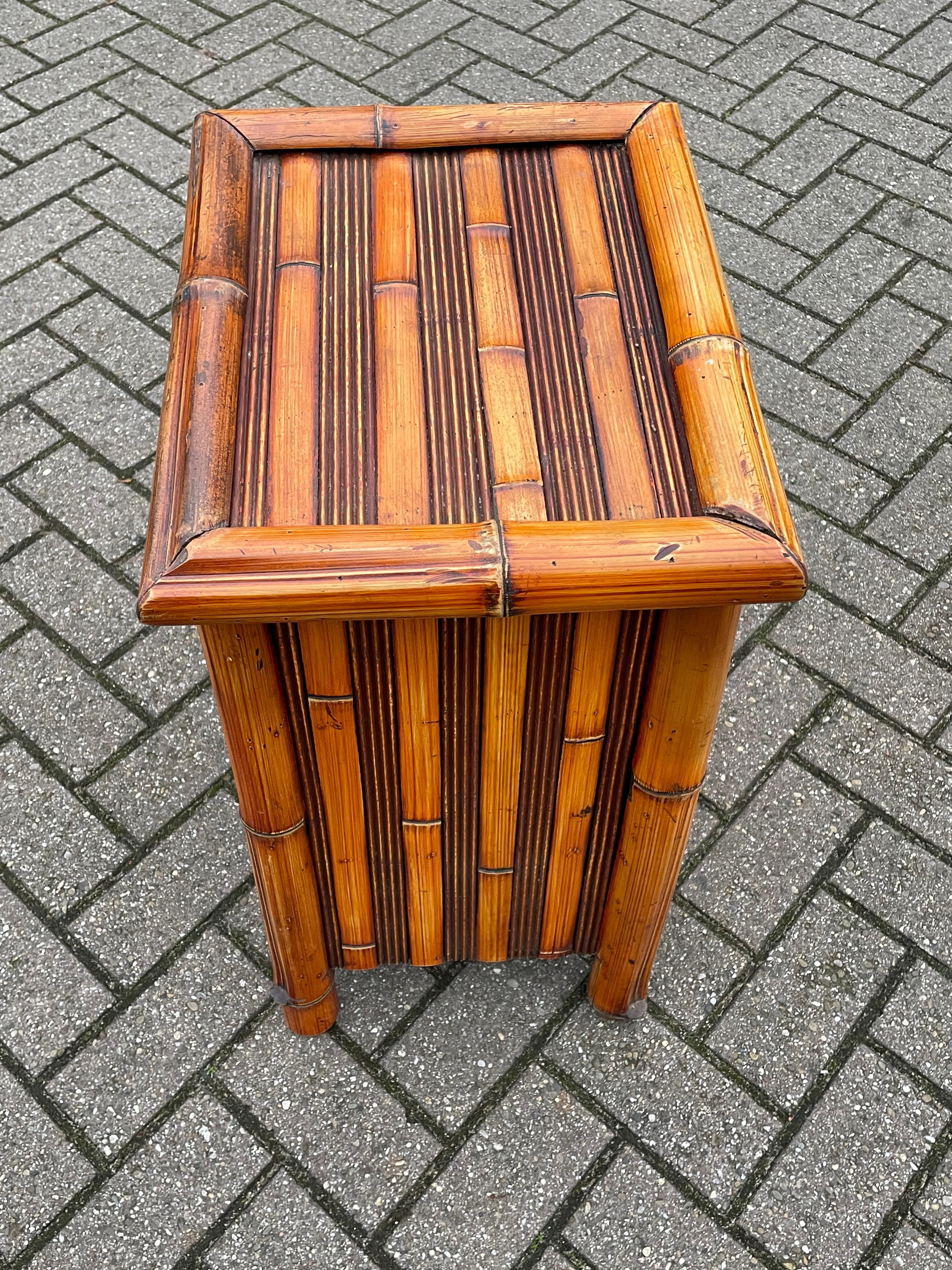 Very Cool & Practical Midcentury Modern Bamboo Chest of Drawers / Small Cabinet 2