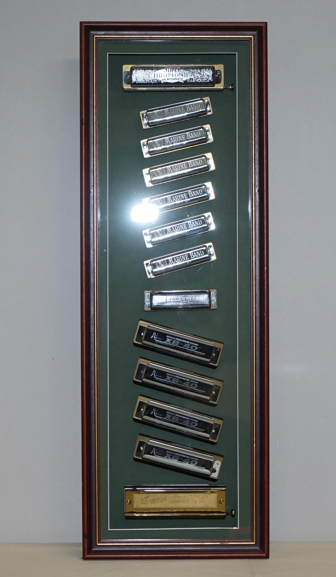 Wimbledon-Furniture

Wimbledon-Furniture is delighted to offer for sale this very cool man cave wall hanging of various luxury harmonicas

A great decorative thing, you have various makers, Hohner, Swan, and Marine band

They all look to be