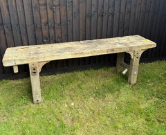 Very decorative 19th century oak rustic console table