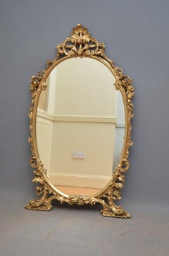 Very Decorative 20th Century Console Table with Mirror