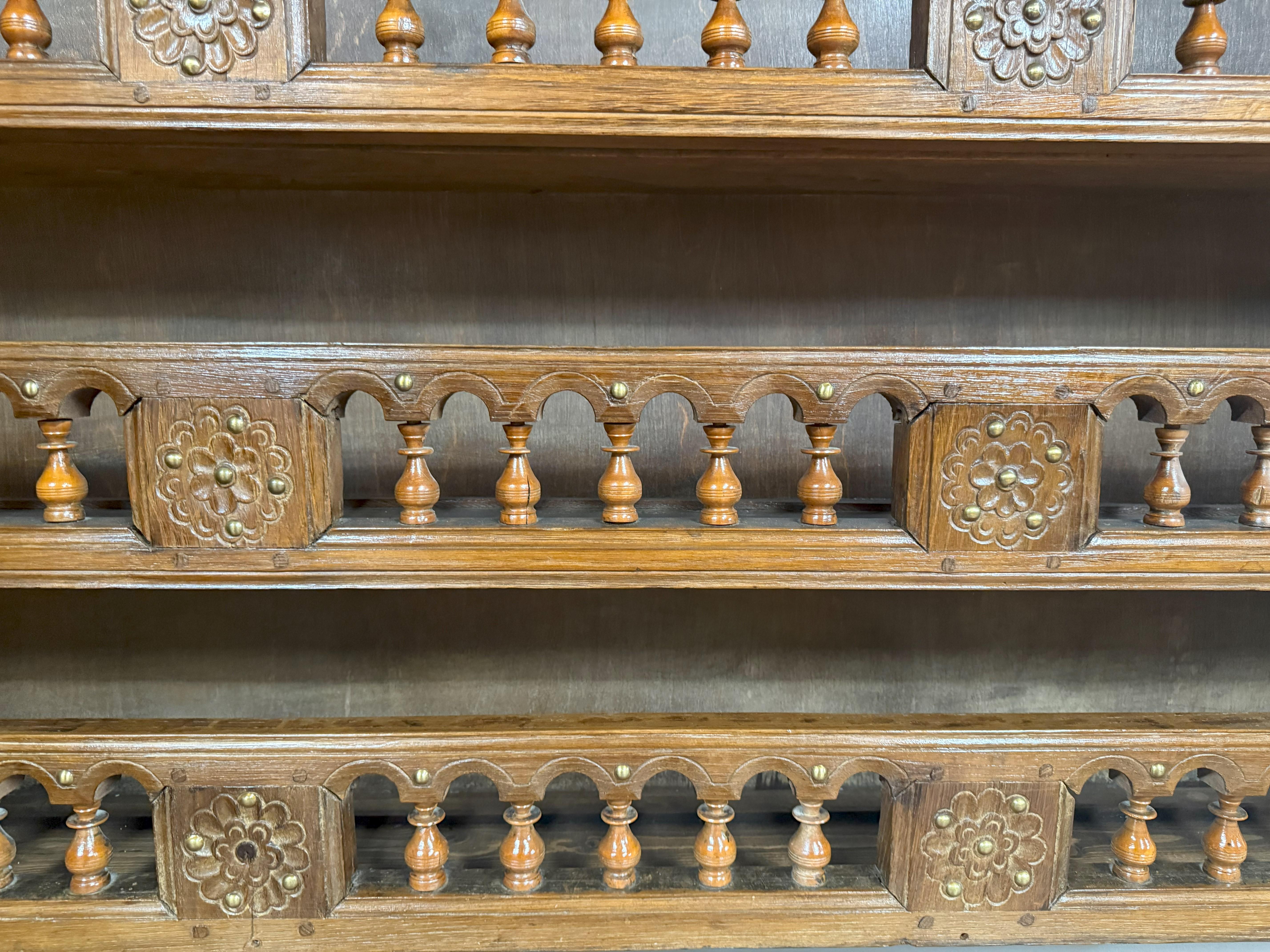 19th Century Very Decorative Early 19th-Century French Provincial Plate Rack For Sale