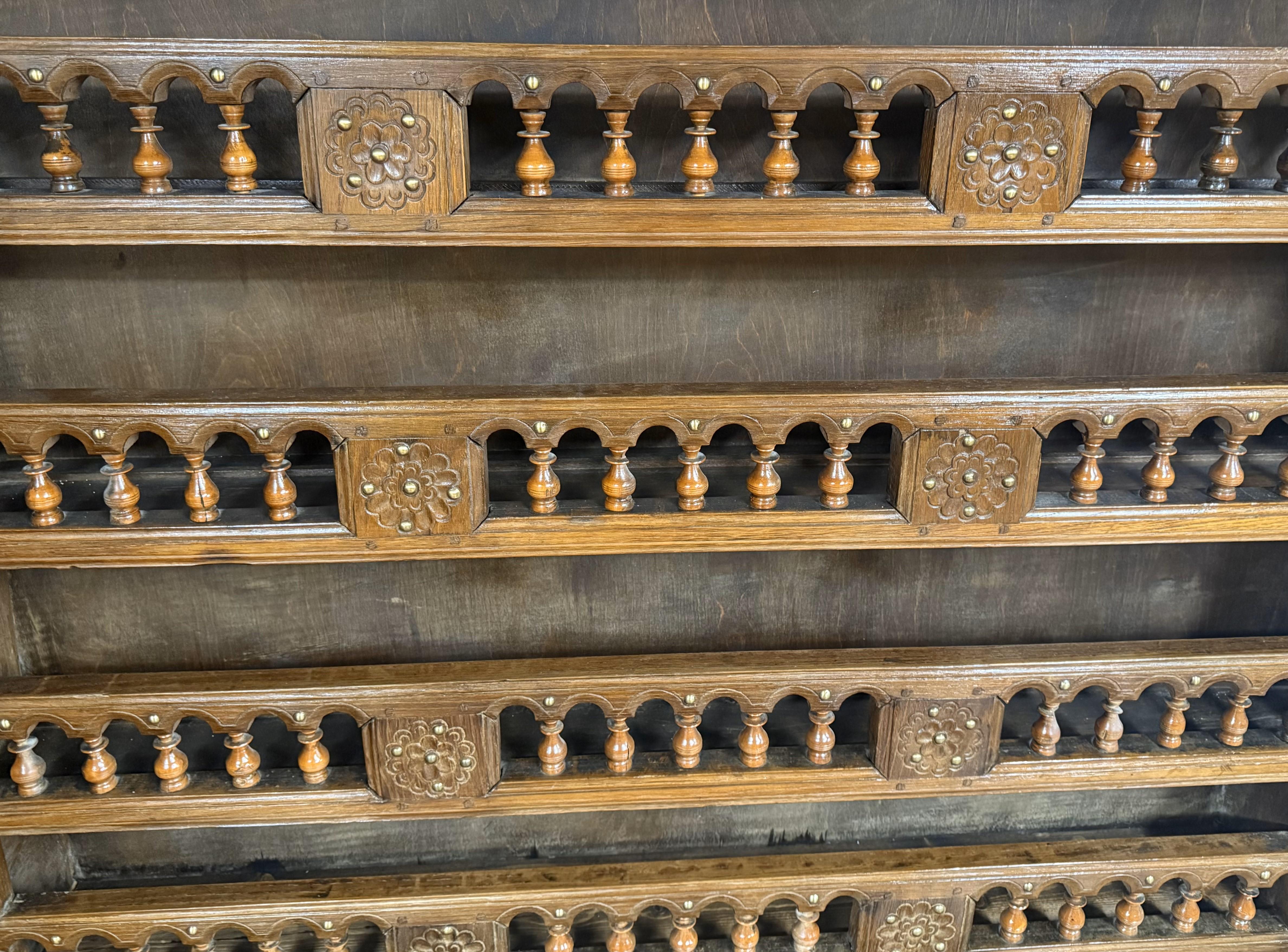 Metal Very Decorative Early 19th-Century French Provincial Plate Rack For Sale