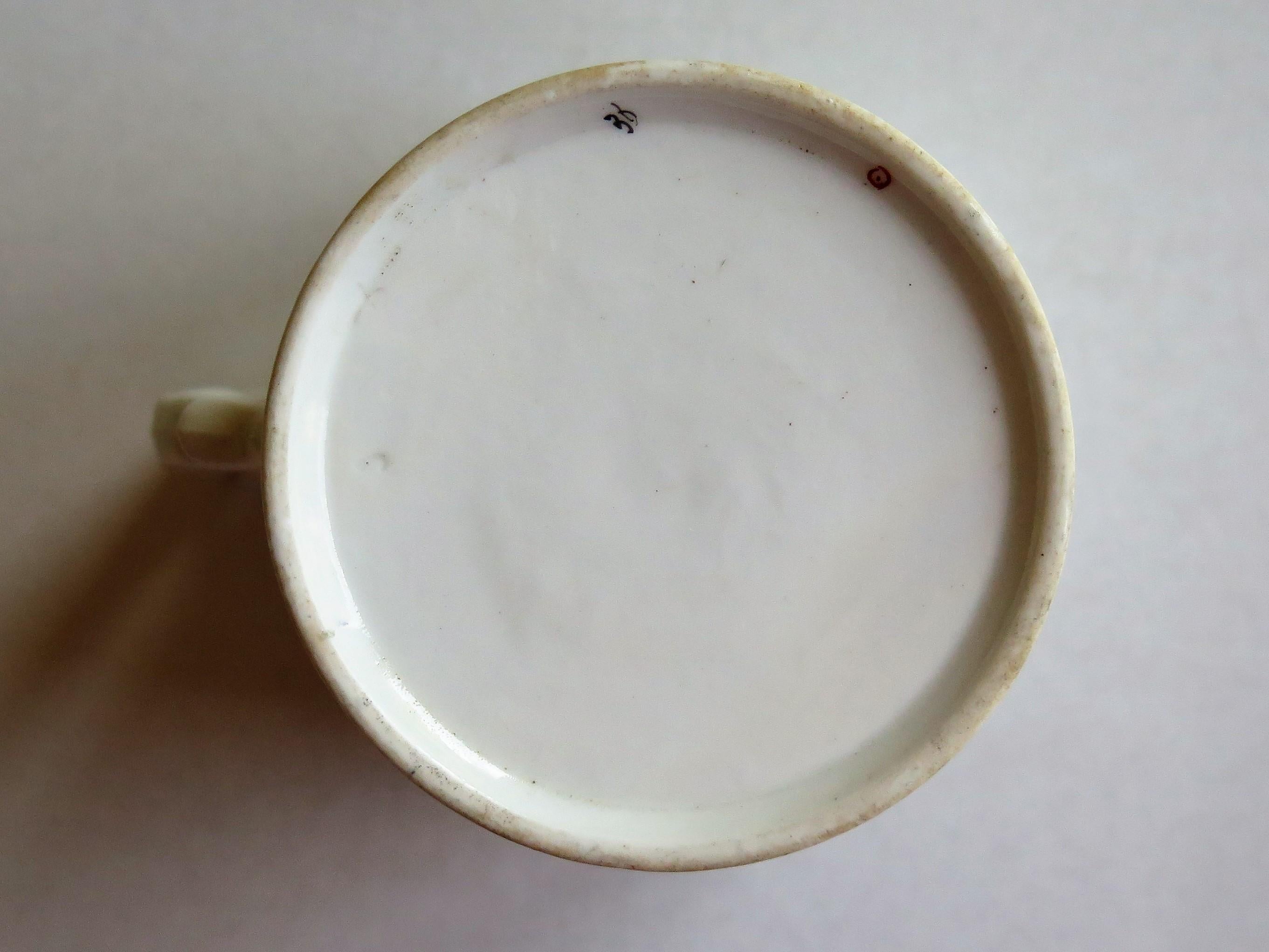 Very Early 19th Century Derby Porcelain Coffee Can Hand-Painted, circa 1800 8