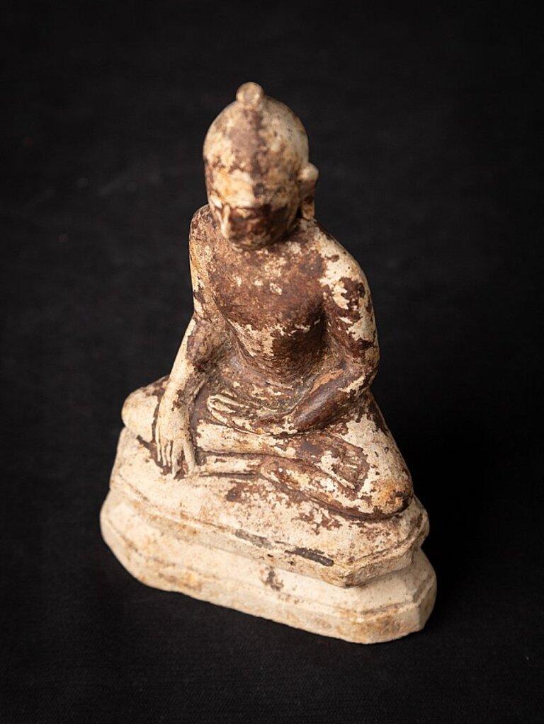 Ancienne statue de Bouddha birman en terre cuite, très ancienne, provenant de Birmanie en vente 8