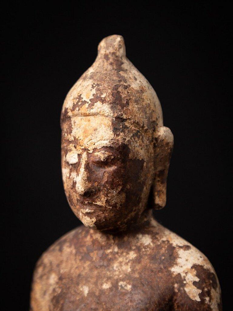 Ancienne statue de Bouddha birman en terre cuite, très ancienne, provenant de Birmanie en vente 10