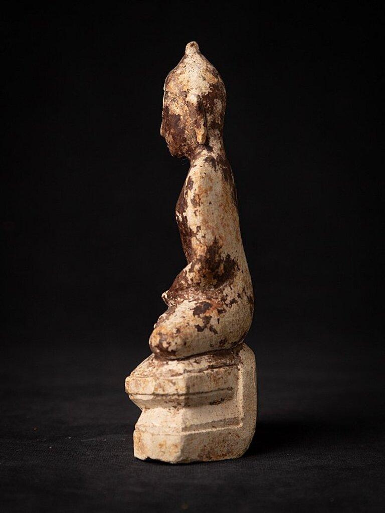 Ancienne statue de Bouddha birman en terre cuite, très ancienne, provenant de Birmanie Bon état - En vente à DEVENTER, NL