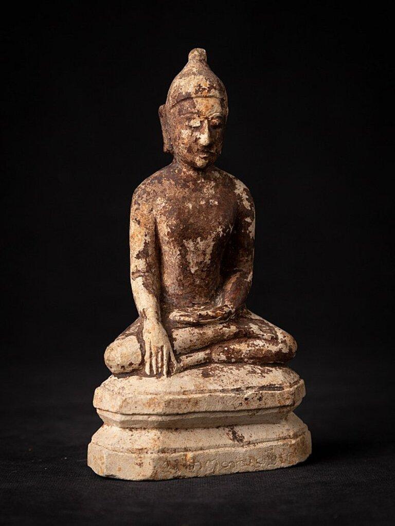 Ancienne statue de Bouddha birman en terre cuite, très ancienne, provenant de Birmanie en vente 1