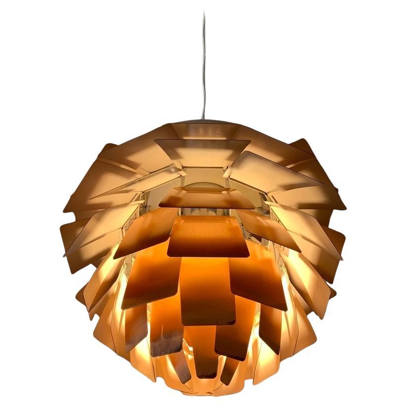 Early Edition Copper Poul Henningsen Artichoke Lamp, Louis Poulsen For Sale