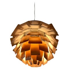 Early Edition Copper Poul Henningsen Artichoke Lamp, Louis Poulsen