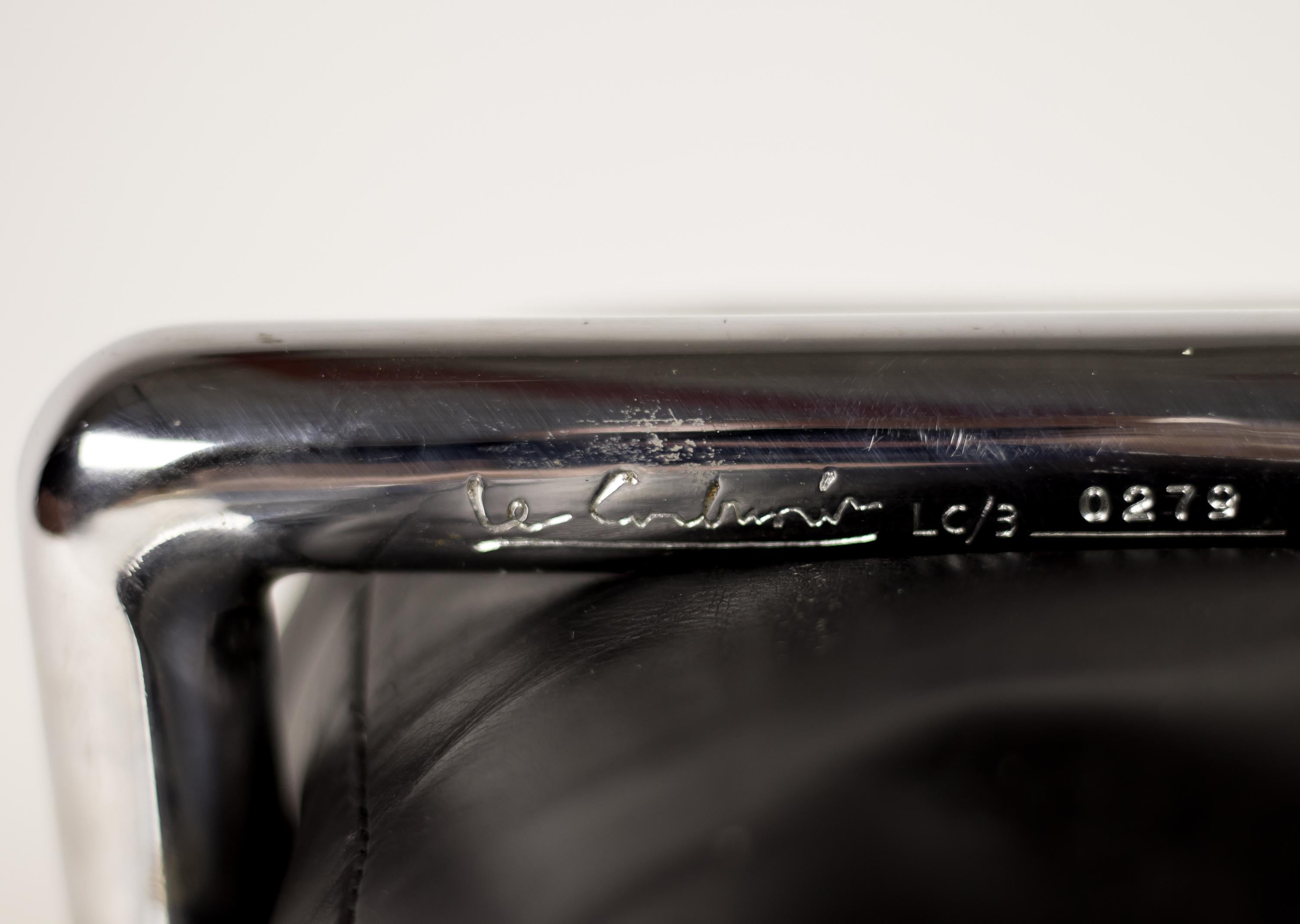 Very Early LC3 Chair by Le Corbusier 3