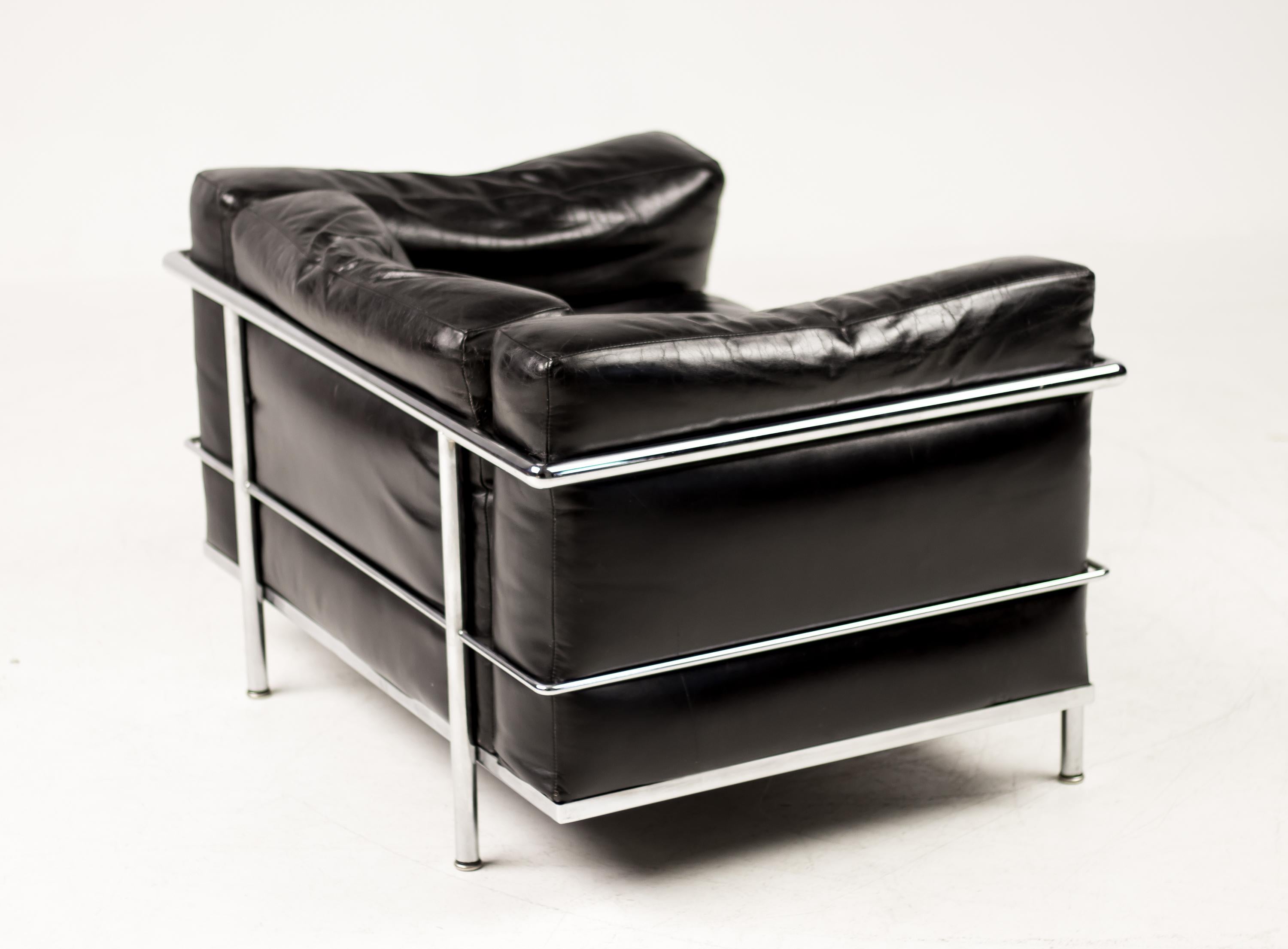 Very Early LC3 Chair by Le Corbusier In Good Condition In Dronten, NL