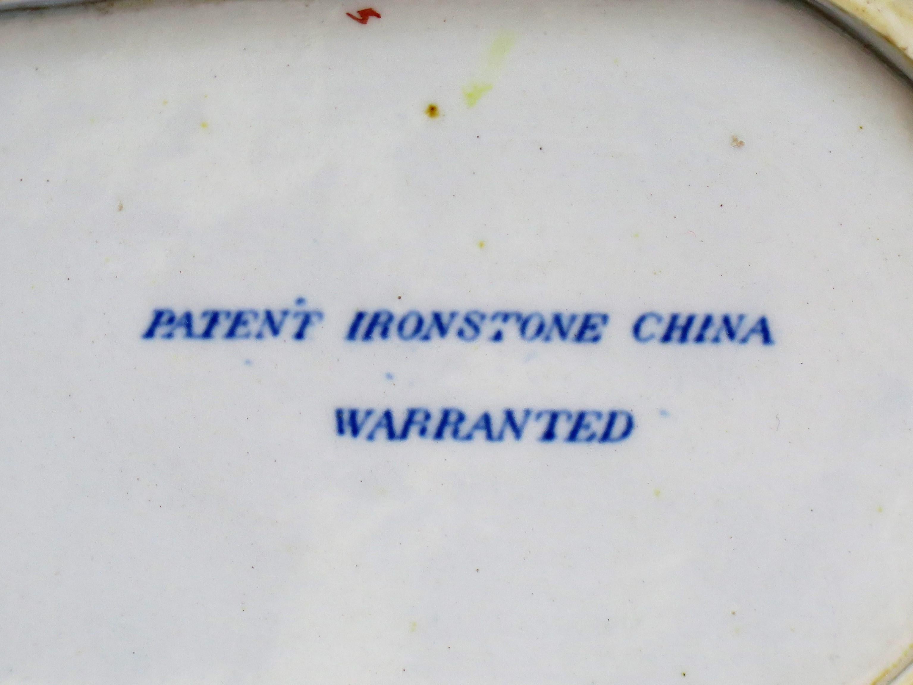 Very Early Mason's Ironstone Dish or Tray in Oriental Pheasant Pattern, Ca 1812  4