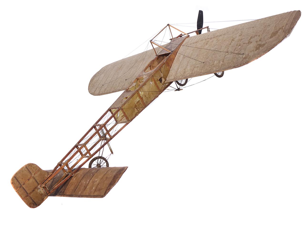 Industrial Very Early Model of a 1909 Louis Bleriot Aircraft