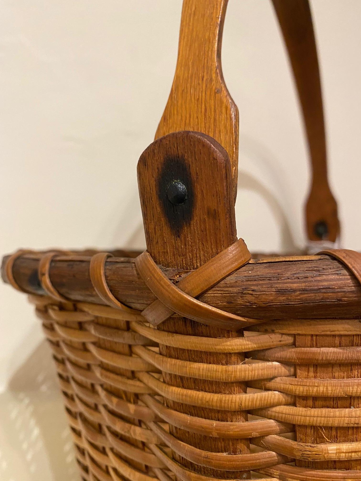 Cesta muy antigua del barco faro de Nantucket, hacia 1860 Estadounidense en venta