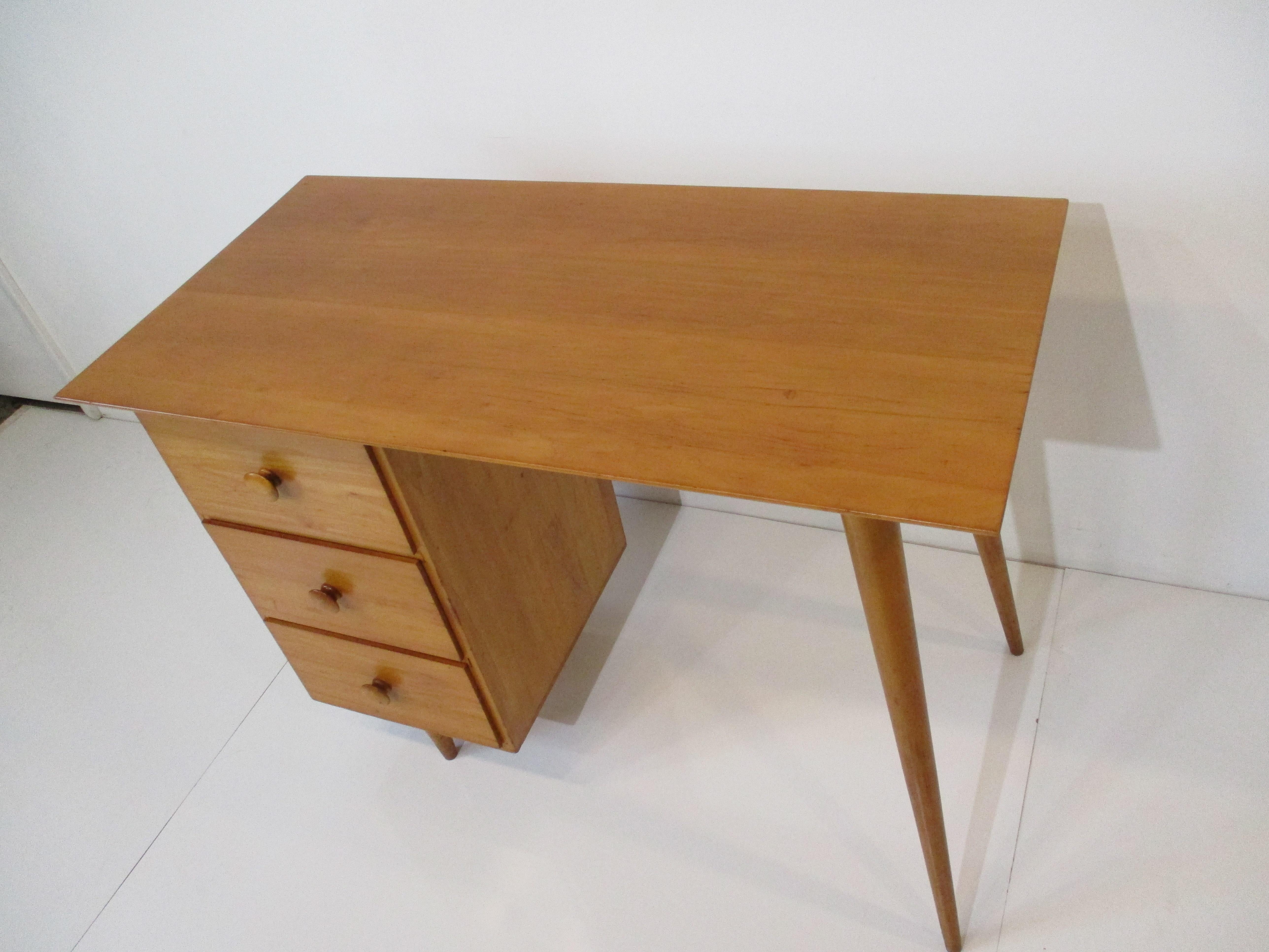Mid Century Student Desk in the style of Paul McCobb  2