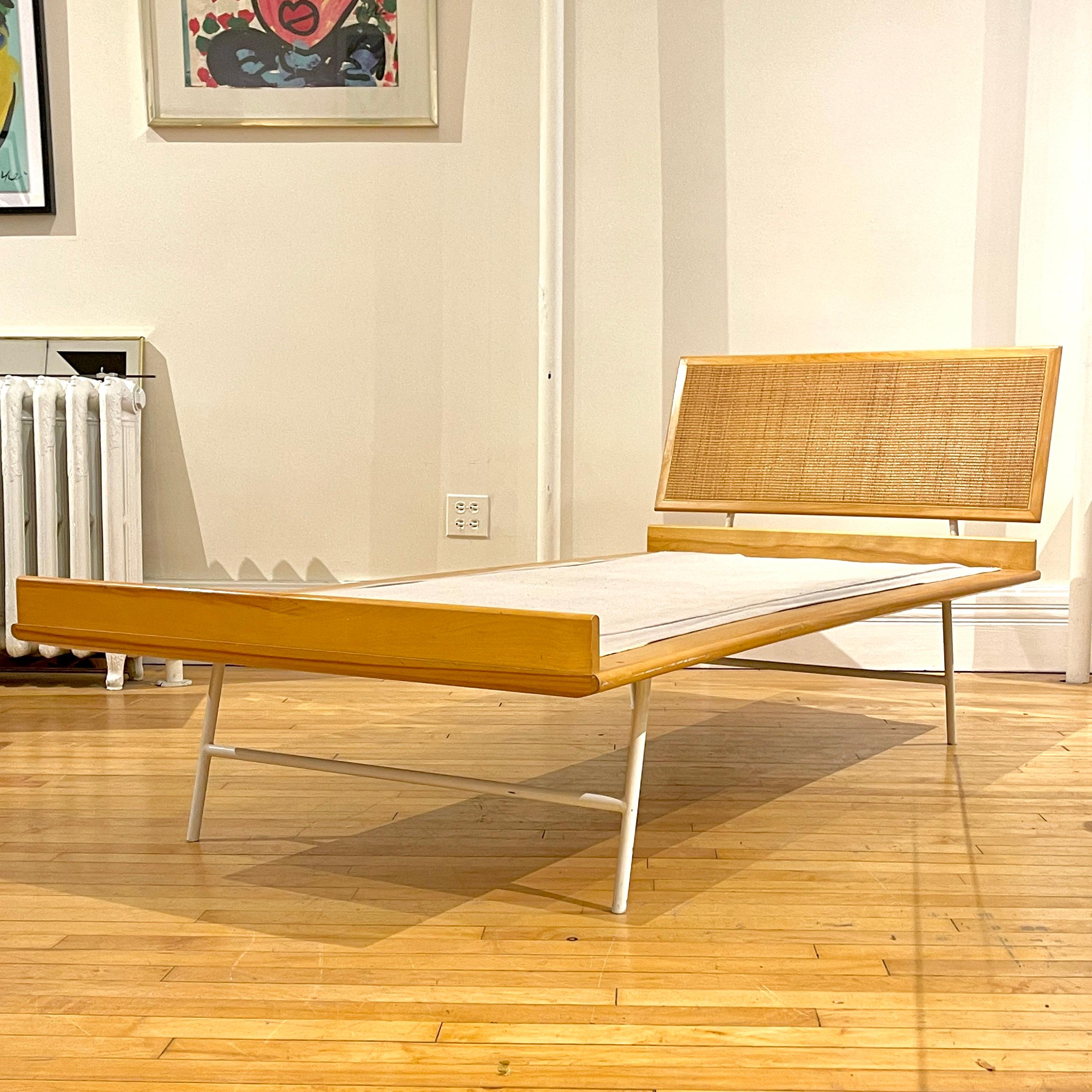 Mid-Century Modern Very Early Rare George Nelson Thin Edge Daybed for Herman Miller w. Cane