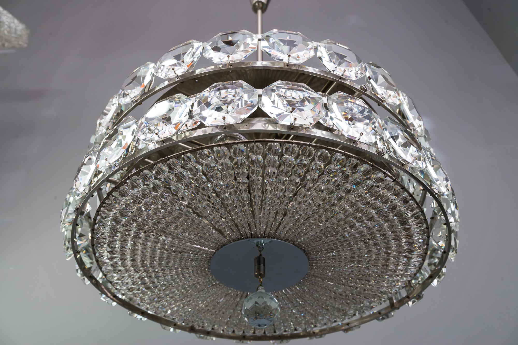 Very Elegant Bakalowits Chandelier, Vienna, circa 1950s For Sale 3