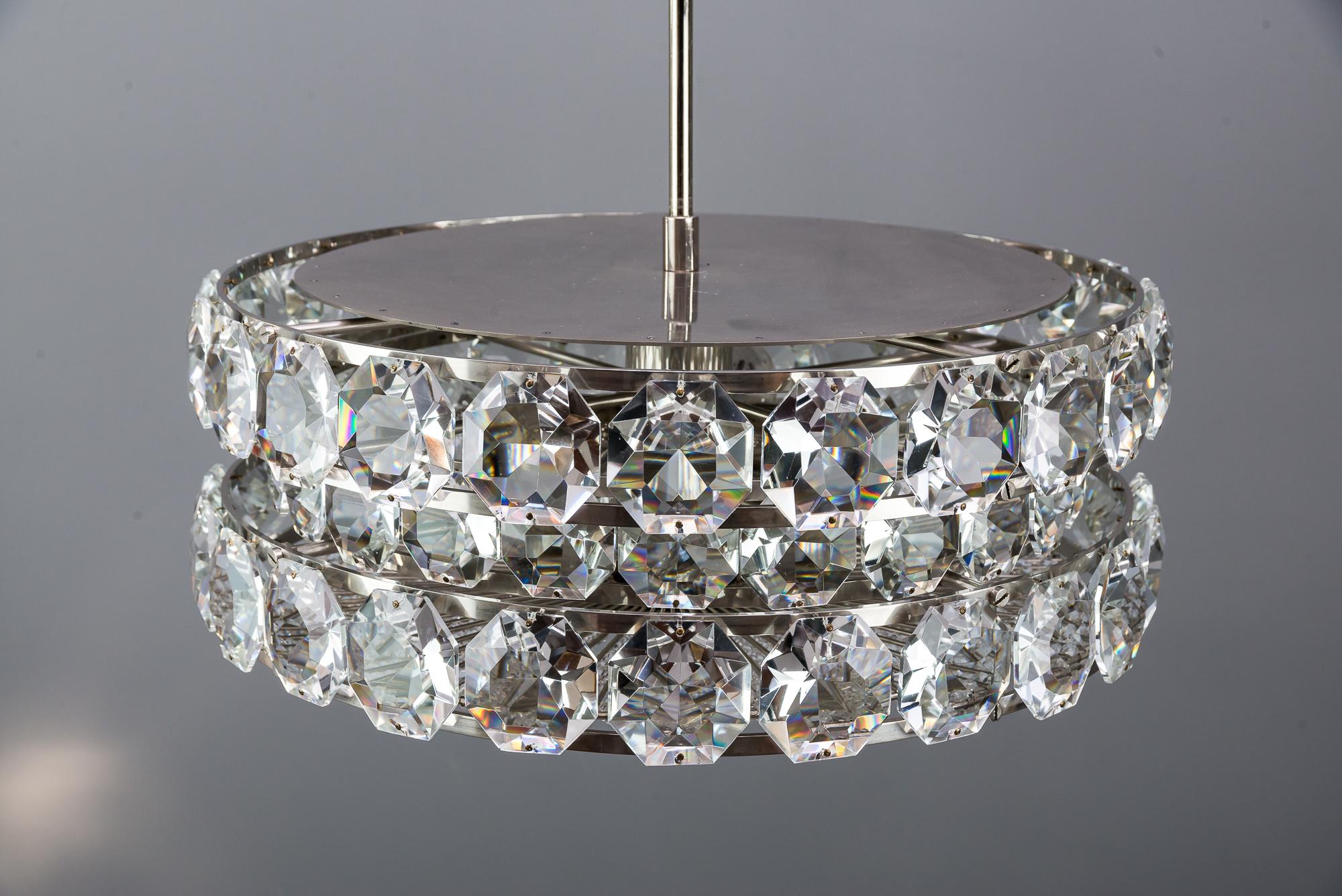 Austrian Very Elegant Bakalowits Chandelier, Vienna, circa 1950s For Sale