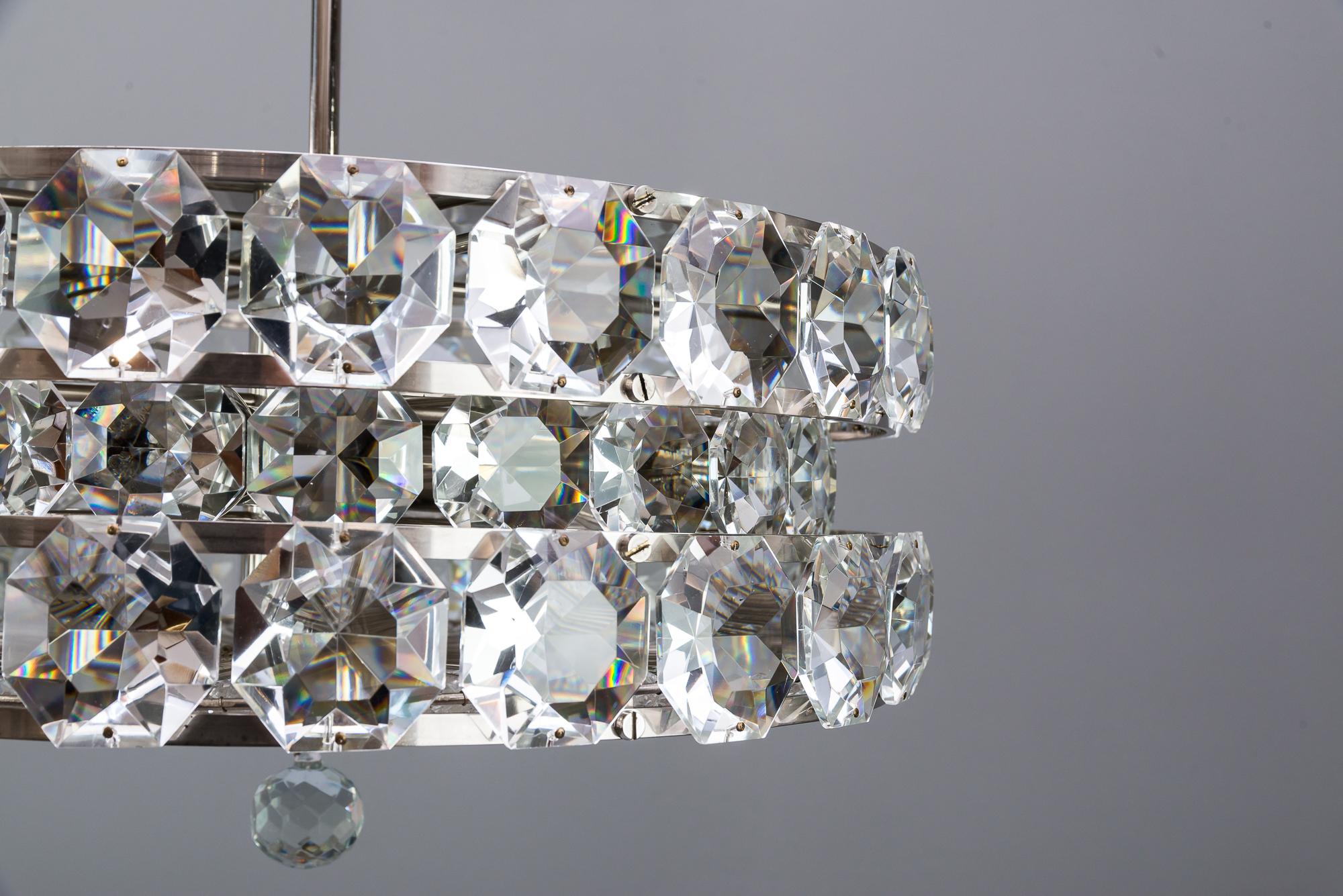 Mid-20th Century Very Elegant Bakalowits Chandelier, Vienna, circa 1950s For Sale