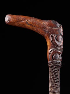 Very Elegant Tokotoko, Carved Maori Walking or Orators Stick