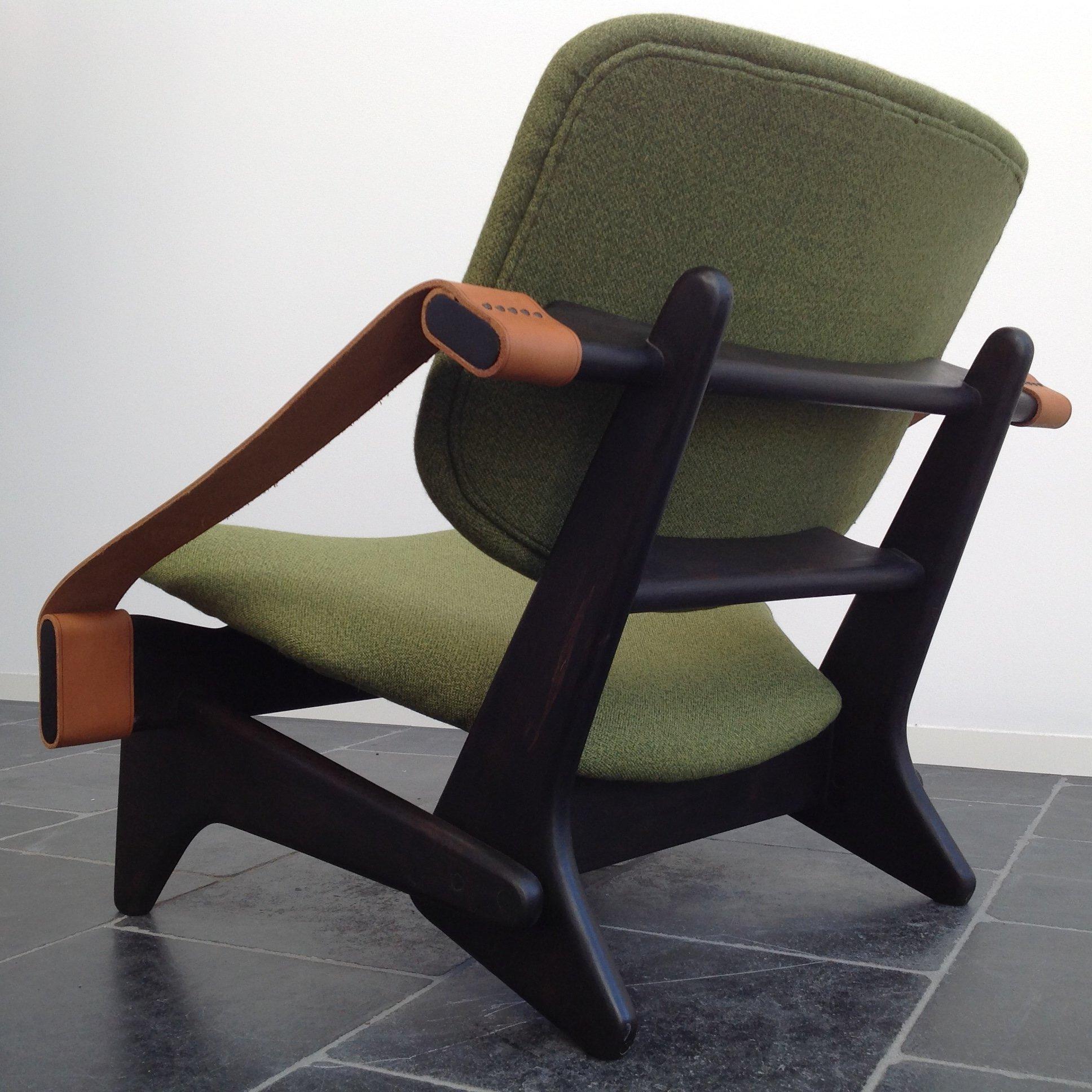 Very Exclusive, Jumbo-174 Low Chair by Olof Ottelin, 1950s In Good Condition In Castenray, NL
