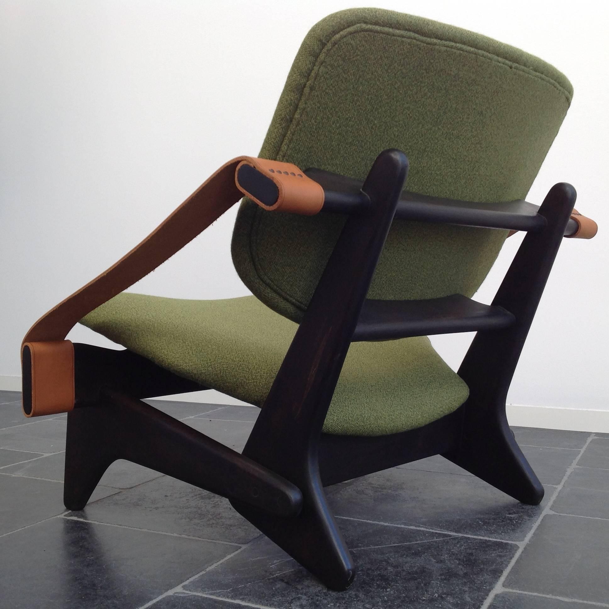 Anodized Very Exclusive, Jumbo-174 Low Chair by Olof Ottelin, 1950s For Sale