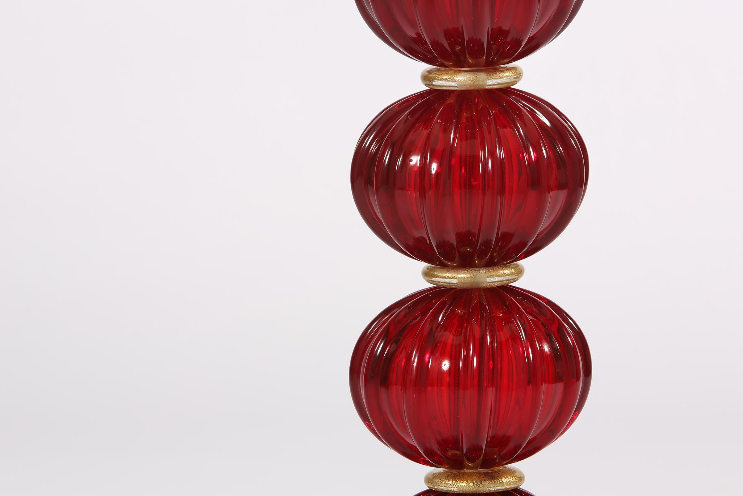 murano glass table lamps for sale