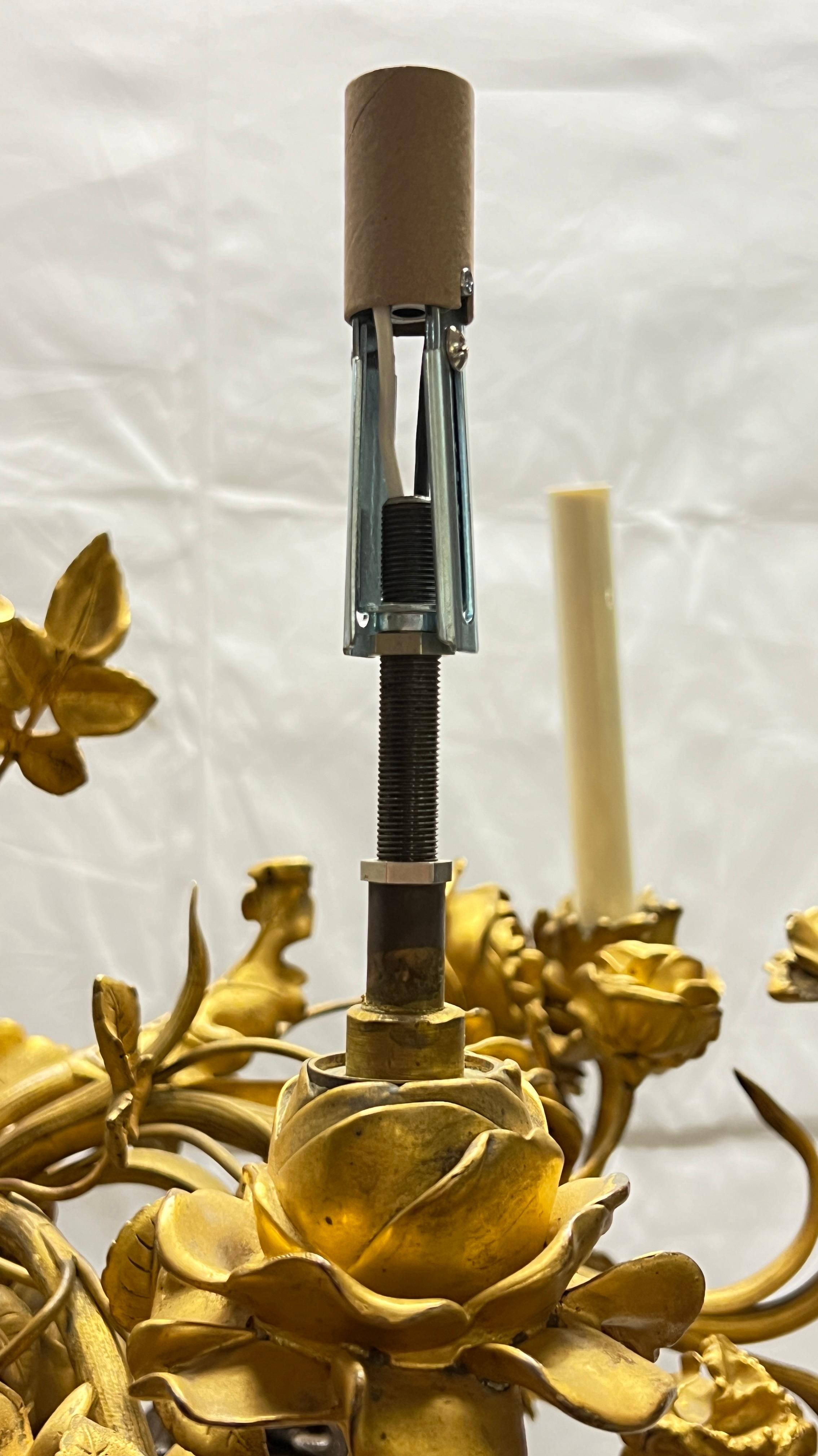 Fine torchère néoclassique française du 19ème siècle en bronze figuratif en vente 4