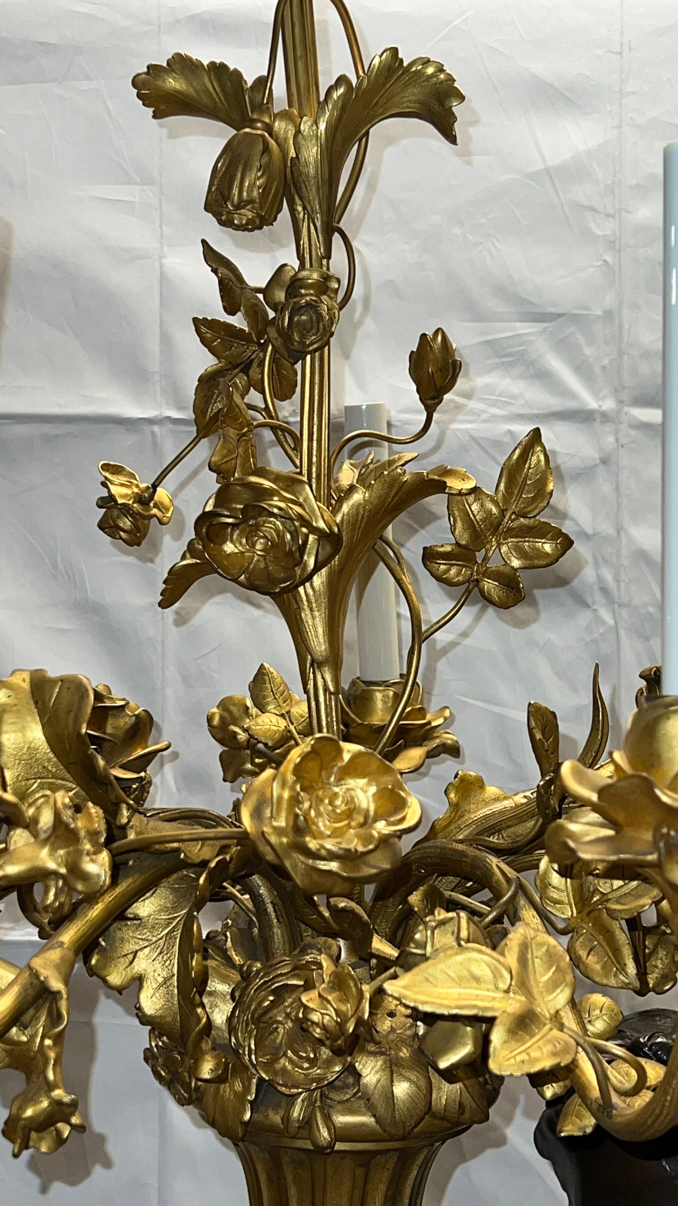 Fine torchère néoclassique française du 19ème siècle en bronze figuratif en vente 6