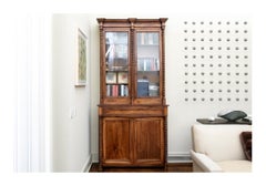 Bibioteca francesa de caoba nº 2 muy fina estilo Louis Philippe del siglo XIX