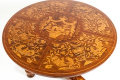 Very Fine 19th Century Dutch Marquetry Table